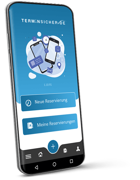 Handy mit App TerminSicher